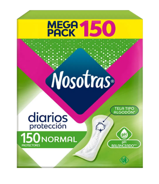 protectores nosotras diarios normal