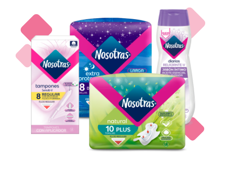Referente: variedad de empaques Nosotras